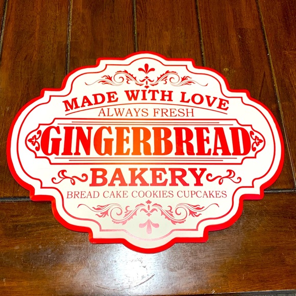 Gingerbread Bakery Sign - Picture 1 of 5